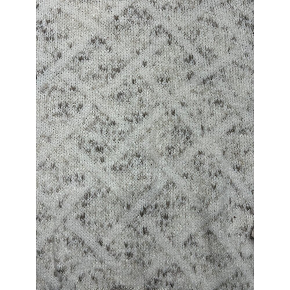 Vintage Liz Claiborne Cream Turtleneck Sweater Wool Blend Neutral 90s Medium - Picture 3 of 7